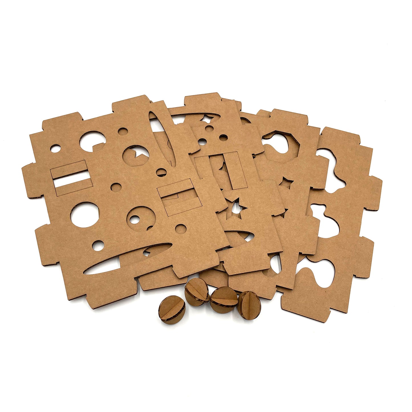 Cat puzzle collection with toys