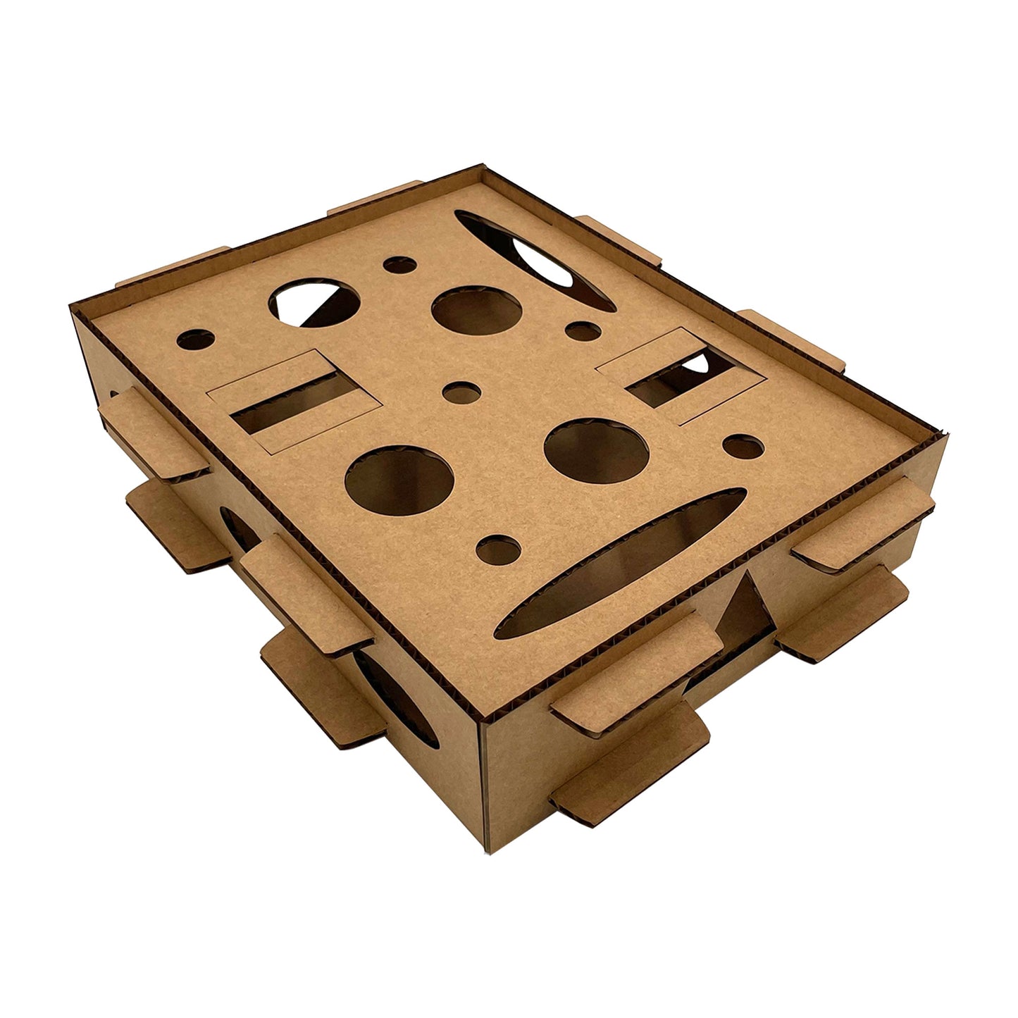 Cat puzzle feeder box top